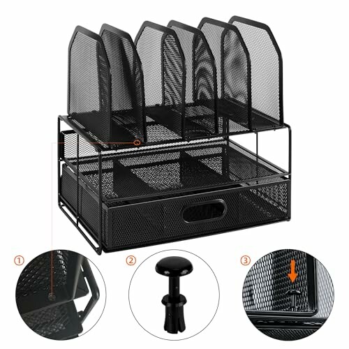 Organisateur de bureau Amazon Basics