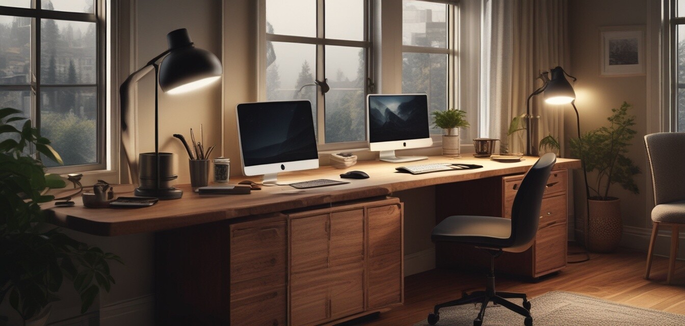 Éclairage de bureau