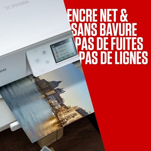 Imprimante avec photo en cours d'impression